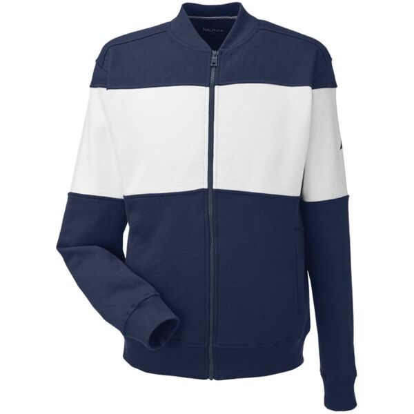Anchor Fleece Colorblocked Bomber Jacket Thumbnail