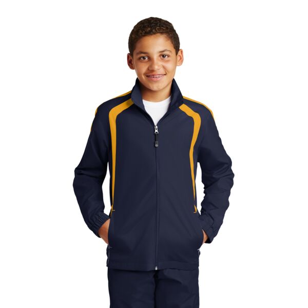 Youth Colorblock Raglan Jacket Thumbnail